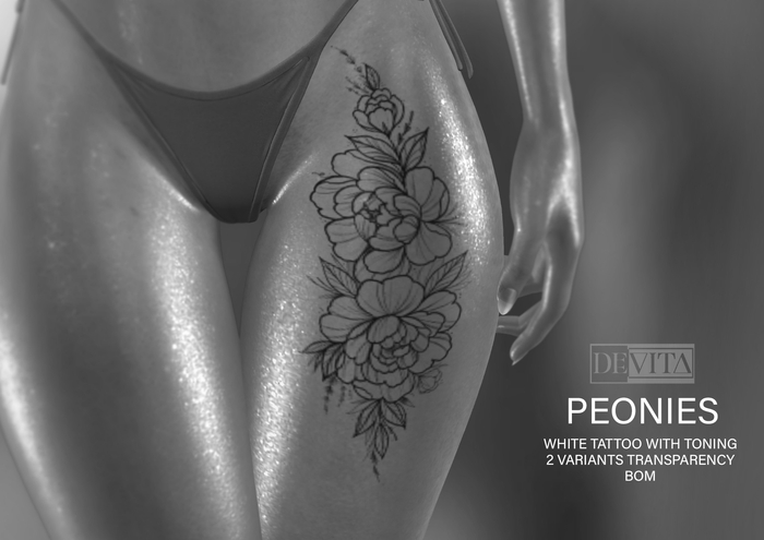DEVITA - Tattoo "Peonies" DEMO