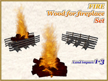 FIRE - Wood for fireplace - Set (1-3 LI) (Full perm)