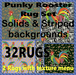 Rug punkyrooster,set complete32.euser