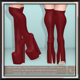 [HC] Harriet Cherry Boots for Slink, Belleza, Maitreya, eBody, Signature, Legacy, Tonic & Kupra