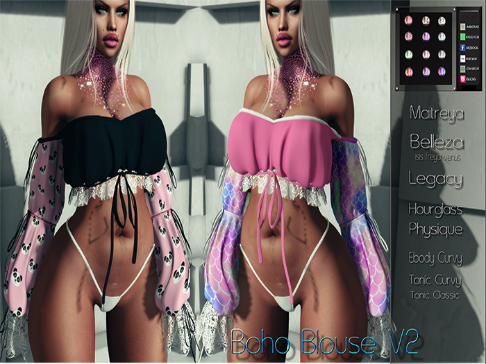 [TOXIC BISH] Boho Blouse V2 @ HUD