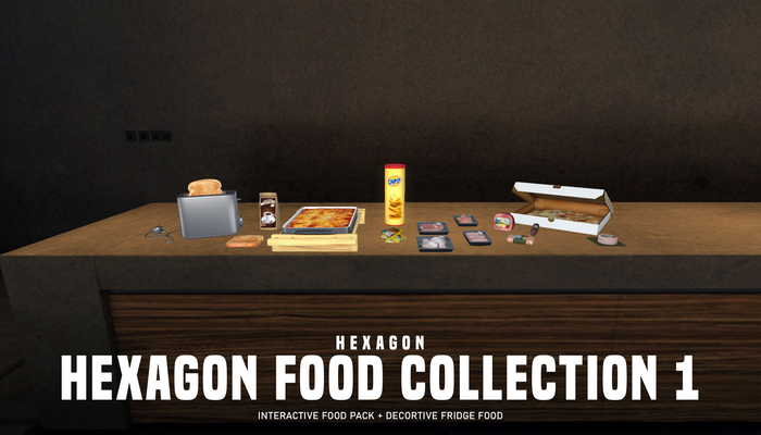 HEXAGON food collection + fridge food