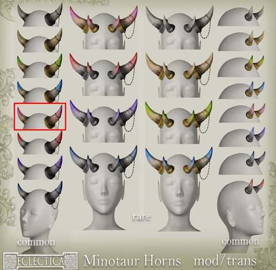 Eclectica Minotaur Horns #13