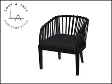 Loft & Aria - Azibo Armchair (PG) - Black