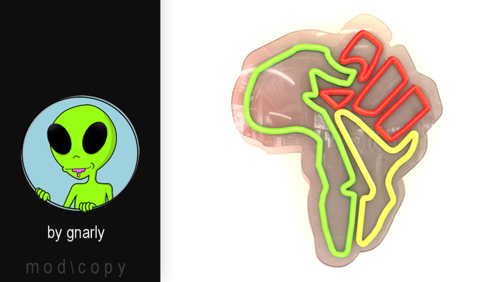 A gnarly pride & royalty sign