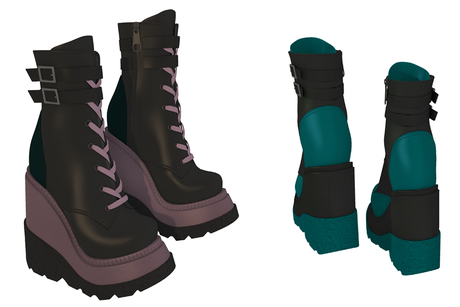 Second Life Marketplace - Maitreya Platform Wedge Boot(Plain pack) DEMO
