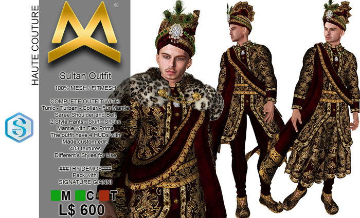 <MK> Sultan Outfit - Signature Gianni