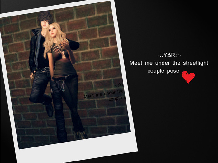 .::Y&R::. Meet me under the streetlight couple pose(boxed)