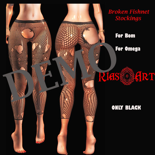 [RiasArt]- BROKEN FISHNET STOCKINGS DEMO