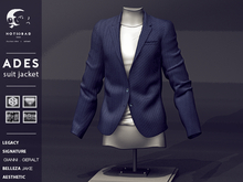 not so bad . mesh . ADES suit jacket . navy