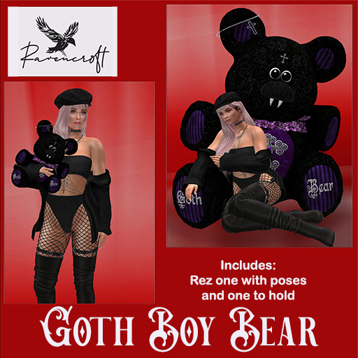 RC Goth Boy Bear Boxed ADD