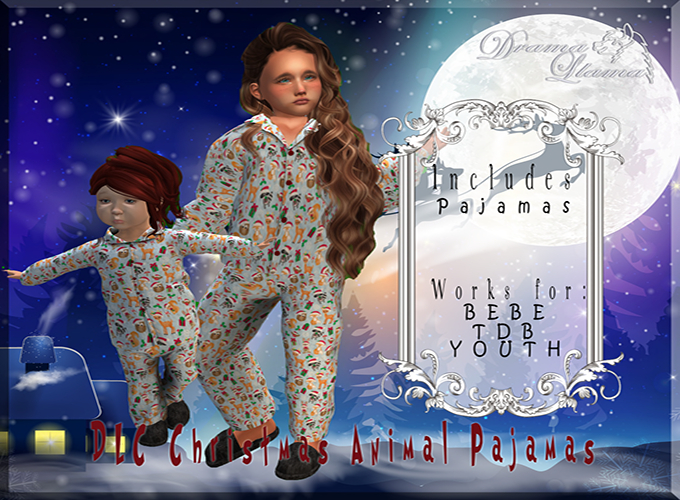 DLC Christmas Animals PJS