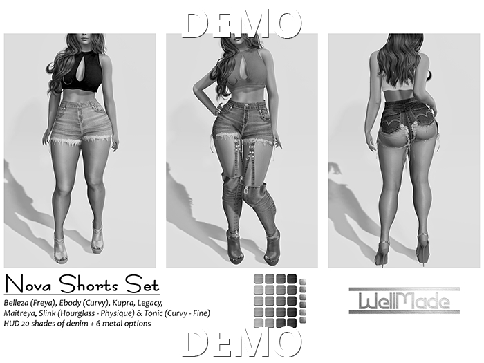 [WellMade] Nova Shorts Set DEMO