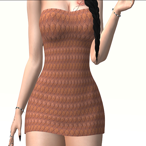 AXE-LEATHER R DRESS-MAITREYA-BELLEZZA FREYA