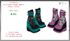 Second Life Marketplace - Maitreya Platform Wedge Boot(Skulls Pack)