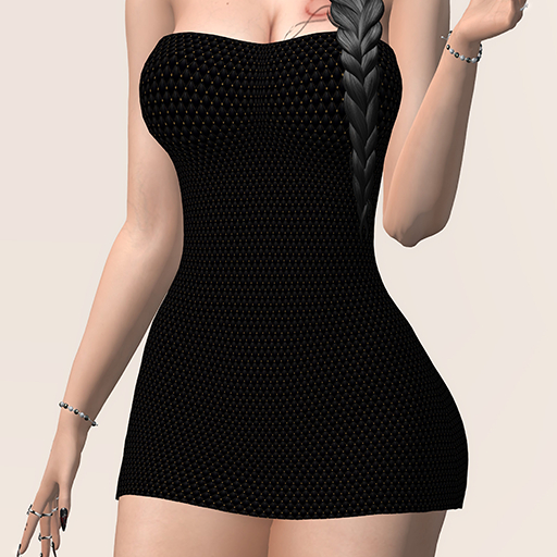 AXE-DRESS BLACK GOLD-MAITREYA-BELLEZZA FREYA