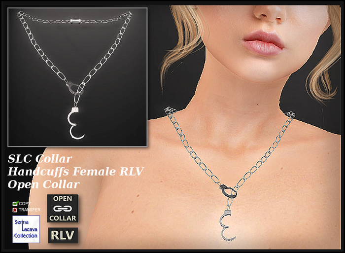 SLC Collar Handcuffs Female RLV (unpacked)