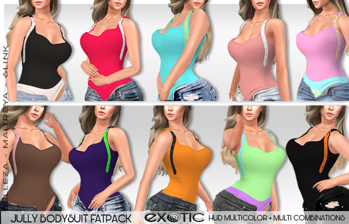 EXOTIC - Jully Bodysuit FatPack