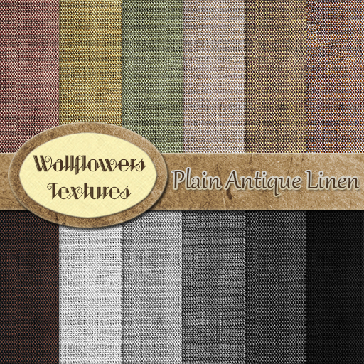 *Wallflowers* Plain Linen