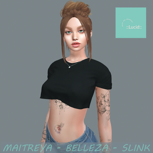 ::Lucid:: Cropped Tee - Widow