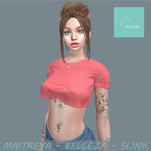 ::Lucid:: Cropped Tee - Siesta