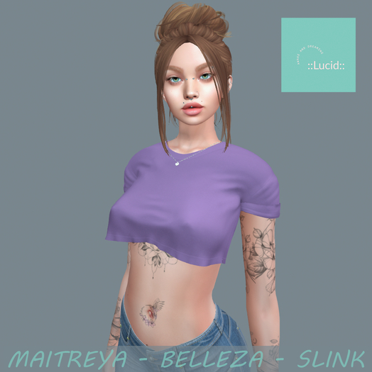 ::Lucid:: Cropped Tee - Orchid