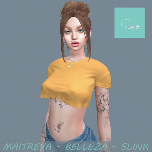 ::Lucid:: Cropped Tee - Marigold