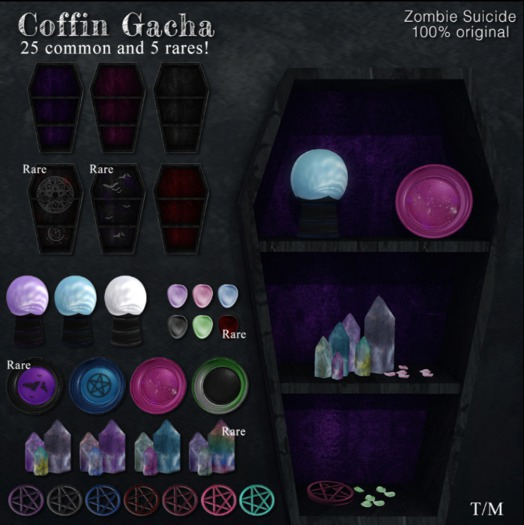 :Z.S: Coffin Gacha - Pentacle Teal