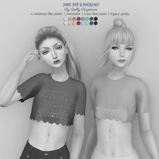 [DD] Jane Top + Necklace DEMO