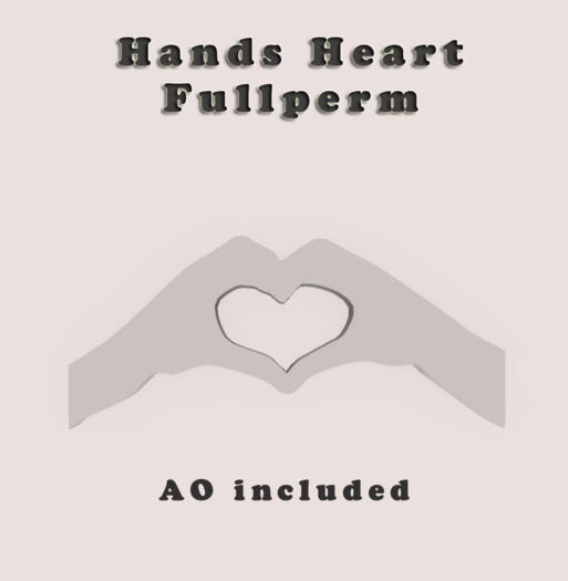 Alive FULLPERM Hands Heart