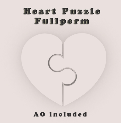 Alive FULLPERM Puzzle Heart