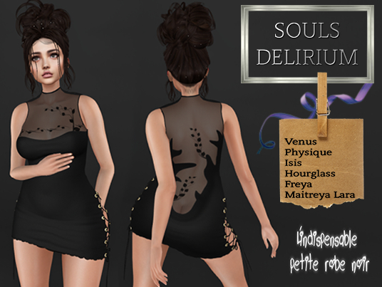 A SOULS DELIRIUM-  L'indispensable petite robe noir