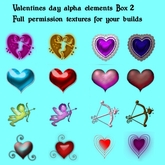 Kitty's Valentine alpha elements box 2