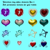 Kitty's Valentine alpha elements box 3