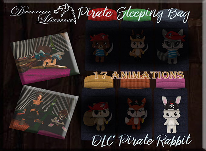 DLC Pirate Rabbit Sleeping Bag