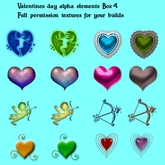 Kitty's Valentine alpha elements box 4