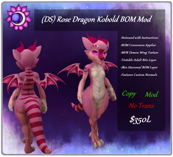 (DS) Rose Dragon Kobold BOM Mod