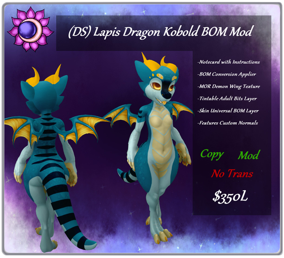 (DS) Lapis Dragon Kobold BOM Mod