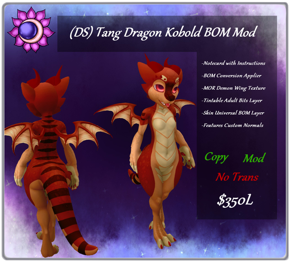 (DS) Tang Dragon Kobold BOM Mod