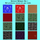 Kitty's embossed wallpaper box 2