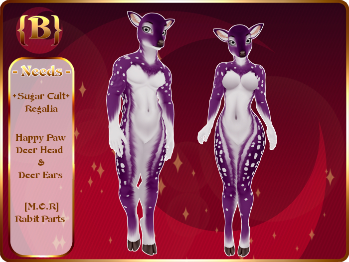 {P} Axis Deer {Violet} [Box]