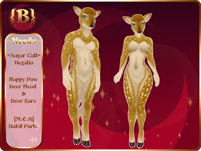 {P} Axis Deer {Mustard}