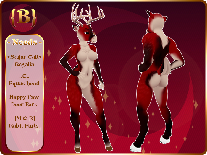 {P} Regalia Reindeer {Red} [Box]