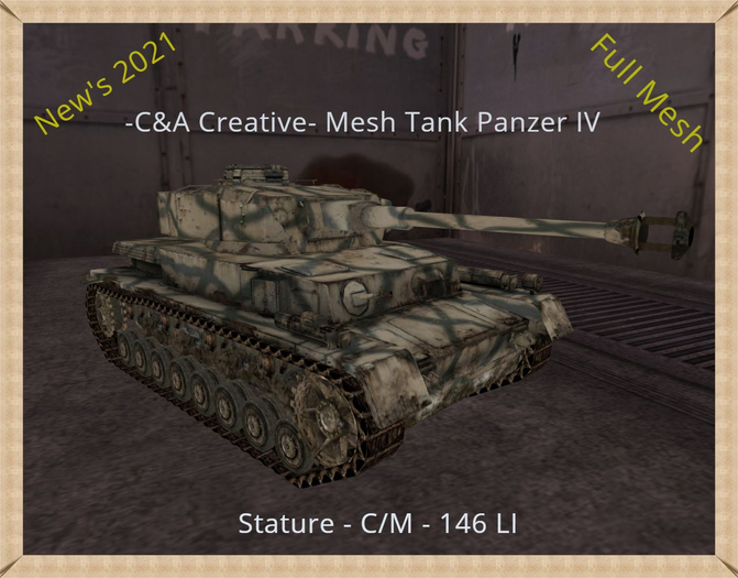 -C&A Creative- Mesh Tank Panzer IV Box