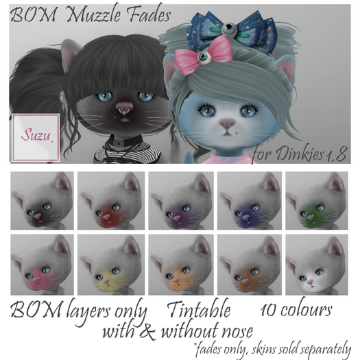 *SZ* BOM Dinkie Muzzle Fades
