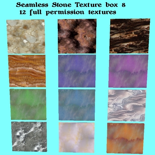 Kitty's Seamless stone  box 8