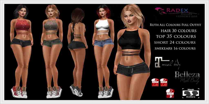 RADEX Mesh Ruth All Colours Full Outfit