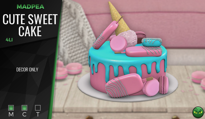 MadPea Cute Sweet Cake