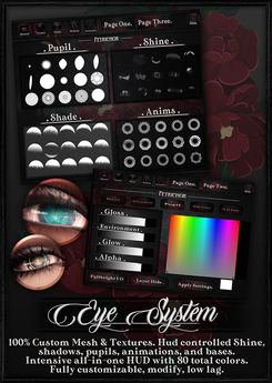 Second Life Marketplace - :[P]:- Caerthe Eyes [Unpacker]