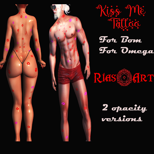 [RiasArt]-KISS ME TATTOO-BOM/OMEGA